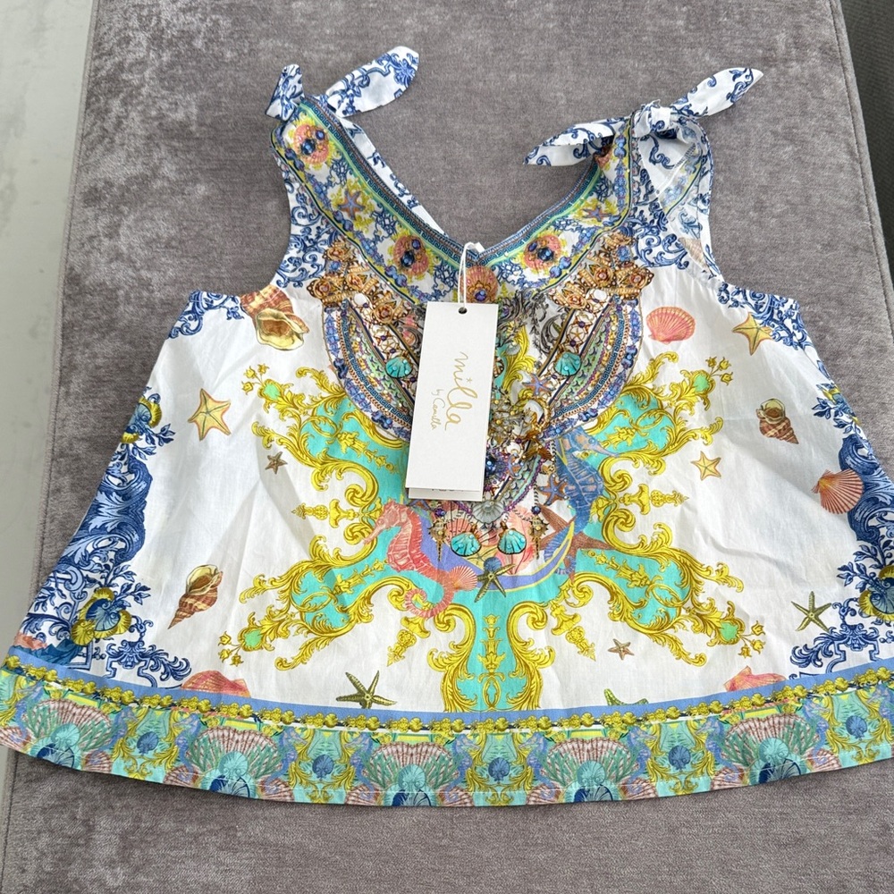 Camilla Kids Sholder Top- Dress Size 6.
